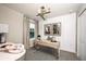 Cozy home office with designer touches, natural light, and ample workspace at 540 Southern Edge Way, Sanford, FL 32771