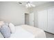 Light-filled bedroom featuring a spacious closet and a soothing neutral palette at 711 Swan Ln, Altamonte Springs, FL 32701