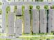 Aerial view showcases this townhome with lush surroundings in a well-planned community with convenient parking at 744 Yukon Ln, Debary, FL 32713