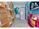 Whimsical ' bedroom with a unique bunk bed, a playful theme, and colorful decor at 7905 Jacks Club Dr, Kissimmee, FL 34747