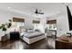 Main bedroom with dark floors, and windows providing natural light at 906 Alhambra Ct, Orlando, FL 32804