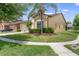 Well-manicured lawn, mature landscaping, and a charming exterior of this beautiful single-Gathering home at 1023 Hermosa Way, Kissimmee, FL 34744