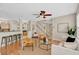 Bright and airy living area with hardwood floors and contemporary furnishings at 1131 Indigo Dr, Kissimmee, FL 34747