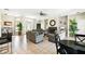 Spacious clubhouse lounge area with comfortable seating, a fireplace, and a bright, welcoming atmosphere at 1180 S Beach Cir, Kissimmee, FL 34746