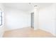 Minimalist bedroom featuring tiled floors, a window with blinds, and a closet with mirrored sliding doors at 2369 Haulover Blvd, Deltona, FL 32738