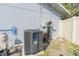 Pool equipment and filtration system near the side yard's fence at 2369 Haulover Blvd, Deltona, FL 32738