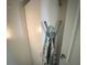 Small closet that provides storage for an ironing board at 2711 Neverland Dr, New Smyrna Beach, FL 32168