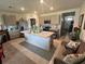 Spacious eat-in kitchen with modern appliances, a large island, and ample counter space at 2711 Neverland Dr, New Smyrna Beach, FL 32168