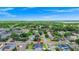 Aerial view of the home's location, illustrating its proximity to extensive green spaces and neighborhood features at 3379 Monika Cir, Orlando, FL 32812