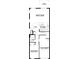 First floor layout features a bedroom, bathroom, great room, kitchen, foyer and 1-car garage at 4271 Campsite Loop, Orlando, FL 32824