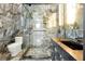 Luxury bathroom features walk-in shower and vanity with stone countertops and storage drawers at 5525 Isleworth Country Club Dr, Windermere, FL 34786