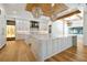 Gourmet kitchen with double islands, custom cabinetry, and high-end appliances at 5525 Isleworth Country Club Dr, Windermere, FL 34786