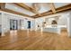 Spacious open-concept living area with hardwood floors, custom ceilings, and modern finishes at 5525 Isleworth Country Club Dr, Windermere, FL 34786