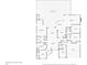 Detailed floor plan showcasing the layout of a single-Gathering home, including room dimensions and screened patio at 633 Lakehaven Cir, Orlando, FL 32828