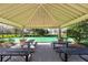 Community picnic area featuring shaded tables and a putting green for outdoor gatherings and recreation at 7650 Comrow St # 403, Kissimmee, FL 34747