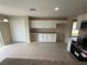 Kitchen featuring white cabinets and granite countertops at 786 Crystal Bay Ln, Orlando, FL 32828
