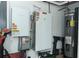 The home features a Tesla solar battery system, a water heater, and other utility fixtures at 12272 Bracco St, Winter Garden, FL 34787