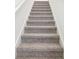 Carpeted staircase with white walls leads to the upper level at 1805 Archer Dr, Minneola, FL 34715