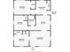 Detailed floor plan showcasing bedroom, bathroom, kitchen and living room dimensions at 200 W 27Th St, Sanford, FL 32773