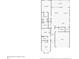 Detailed floorplan showcasing the layout of the home's first floor and its various rooms at 2003 Spring Shower Cir, Kissimmee, FL 34744