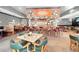 Cozy restaurant featuring a full bar, comfortable booth seating, and ample tables at 26807 Bull Run, Leesburg, FL 34748