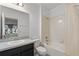 Cozy bathroom with vanity, toilet, and tub-shower combination at 3345 Reedy Glen Dr, Kissimmee, FL 34758