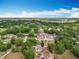 Panoramic aerial view of the property emphasizing its tranquil neighborhood at 398 Rose St, Umatilla, FL 32784