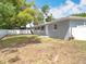 Well-sized backyard surrounded by a modern fence, ideal for outdoor activities at 398 Rose St, Umatilla, FL 32784