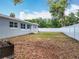 Spacious backyard with privacy fence, offering plenty of room for recreation and relaxation at 398 Rose St, Umatilla, FL 32784