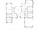 Detailed floor plan showcasing the layout of the home including the bedrooms, kitchen, and living areas at 605 W Palm Valley Dr, Oviedo, FL 32765