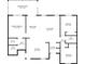 A detailed floor plan showcasing the layout of the home, including bedrooms, bathrooms, living areas, and the kitchen at 903 Oak Leaf Ct, Altamonte Springs, FL 32714