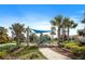 A playground with a shade, slide, and climbing frame at 1161 Trappers Trail Loop, Davenport, FL 33896