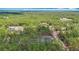Aerial view of home nestled in a lush woodland area at 13297 Sw 69Th Pl, Ocala, FL 34481
