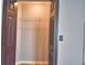 Open closet with hanging storage at 1390 E Wabash St, Bartow, FL 33830