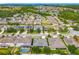 Neighborhood aerial showcasing the community layout with mature trees and well-maintained homes at 17146 Cypress Preserve Pkwy, Orlando, FL 32820