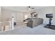 Upstairs loft/living room with a comfortable seating area at 1780 Southern Red Oak Ct, Ocoee, FL 34761
