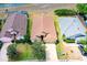 Aerial view of home, showing the roof, driveway, backyard, and surrounding neighborhood at 19756 Glen Elm Way, Orlando, FL 32833