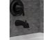 Close-up of the bathtub fixtures featuring a modern design and stylish dark finish at 714 Palmetto Ave, Orange City, FL 32763