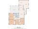 Here's a floor plan showing the layout with the living room, dining area, kitchen, bedrooms and bathrooms at 715 Roughbeard Rd, Winter Park, FL 32792