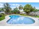 Sparkling pool surrounded by lush landscaping and ample space for relaxation at 715 Roughbeard Rd, Winter Park, FL 32792
