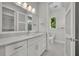 Modern bathroom showcasing a stylish vanity and a well-lit space with a shower-tub combination at 731 Williams Dr, Winter Park, FL 32789