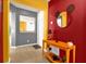 Hallway showcasing a themed mirror and decor, with views of multiple adjacent rooms at 1031 Marcello Blvd, Kissimmee, FL 34746