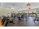 Community fitness center equipped with stationary bikes, weights, and various exercise machines at 11927 Charades St, Orlando, FL 32832
