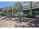 Street view featuring Eustis Market, storefronts, and brick sidewalks in a sunny day at 1240 Blue Daze Ln, Eustis, FL 32726
