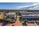 Downtown area with tree-lined streets, brick sidewalks, and well-maintained buildings at 1251 Blue Daze Ln, Eustis, FL 32726