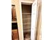 An open pantry with multiple white wire shelves for optimal storage solutions at 128 Brushcreek Dr, Sanford, FL 32771