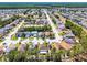 Expansive aerial view of a residential neighborhood featuring a variety of single-Gathering homes and lush landscaping at 140 Elgin Blvd, Davenport, FL 33897