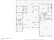 Floor plan of a one story home, highlighting the layout of bedrooms, bathrooms, living spaces, and the garage at 18920 Overton St, Orlando, FL 32833