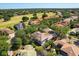 Stunning aerial view of luxurious homes nestled within a lush, green golf course community at 2241 Lake Vilma Dr, Orlando, FL 32835