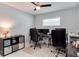 Functional home office featuring a window, perfect for a productive workspace, with a chair, desk and overhead lighting at 2803 Tech Dr, Orlando, FL 32817